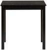hagge home Skandinavisch Holz Schreibtisch Schminktisch Esstisch Computertisch PC Tisch Konsolentisch Homeoffice Esszimmertisch Wohnzimmertisch Schlafzimmertisch Arbeitszimmertisch 75x38, H75, Schwarz Bild 2