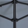 Doppelsonnenschirm 270 x 460 x 247 cm dunkelgrau SIBILLA Bild 5