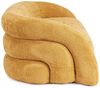 Sofa Encema aus Stoff, modern gepolstert, Senf Gelb, 2-3 Sitzplätze, Bizzotto Bild 2