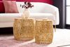 riess-ambiente Beistelltisch ABSTRACT LEAF Ø40cm / Ø30cm gold (Set, 2-St), Wohnzimmer · Metall · rund · handmade · Modern Design Bild 5