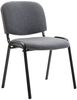 4er Set Besucherstuhl Ken Stoff, grau Bild 2