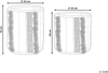 Korb Baumwolle beige grau 2er Set KOTKAI Bild 2