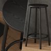 Barhocker Edmonton Schwarz 31.5 x 64 cm 2 Teile Vicco Bild 4
