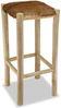 Barhocker Echtleder und Teak Massivholz [244544] Bild 5