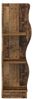 vidaXL Eckregal mit Regal Altholz 34 x 33 x 102 cm Holzwerkstoff 899943 Bild 4