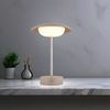 LED Tischleuchte, braun, Touchdimmer, höhenverstellbar, H 26 cm Bild 3