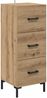 vidaXL Sideboard Artisan-Eiche 34,5 x 34 x 90 cm Holzwerkstoff 881559 Bild 2