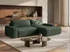Vente-unique - DAVISO Sofa Stoff Grün - B 162 cm x H 87 cm x L 264 cm Bild 2
