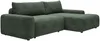 Vente-unique - DAVISO Sofa Stoff Grün - B 162 cm x H 87 cm x L 264 cm Bild 4