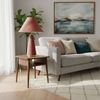 Relaxdays Tischlampe mit Samtschirm Bild 2