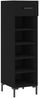 vidaXL Schuhschrank Schwarz 30x35x105 cm Holzwerkstoff 829677 Bild 2
