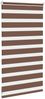 vidaXL Doppelrollo Braun 80x100 cm Stoffbreite 75,9 cm Polyester 4014309 Bild 4