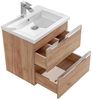 Waschtischunterschrank 60cm TOSKANA-56 in Wotaneiche Nb. B/H/T ca. 60/57/46cm Bild 4