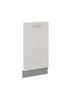 Frontblende Geschirrspüler vollintegriert 45 cm Weiß Hochglanz Küche Bianca Grey Bild 4