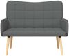 vidaXL 2-Sitzer Sofa Dunkelgrau 115 x 61 x 87 cm Stoff 42028892 Bild 4