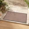 Teppich Boss waschbare In- & Outdoor Fußmatte Uni einfarbig - beige - 40x60x0,7cm Bild 5