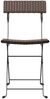 vidaXL Bistrostühle 4 Stk. Klappbar Braun Poly Rattan und Stahl 3152115 Bild 4
