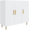vidaXL Sideboard Weiß 90 x 34 x 80 cm Holzwerkstoff [812492] Bild 2