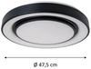 Light&More LED Deckenleuchte Monterey 45W Ø 47,5 cm, schwarz Bild 3