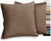 Beautex Kissenhüllen Samt 2er Set, Premium Kissenbezug, Sofa- und Dekokissen, (2 Stück), extra weich, viele Farben und Größen, verdeckter Reißverschluss Bild 2