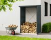 Hörmann Ecostar Metall Kaminholzregal Trend Typ 1, 123 x 103 cm, anthrazit, 123 x 103 x 198 cm (T x B x H) Bild 2