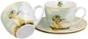 DUO ART GALLERY 2er-Set Tassen 250 ml WOMAN WITH PARASOL mit Untertassen, New Bone China Porzellan Bild 3
