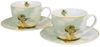 DUO ART GALLERY 2er-Set Tassen 250 ml WOMAN WITH PARASOL mit Untertassen, New Bone China Porzellan Bild 2