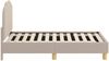vidaXL Kinderbettgestell mit Kopfteil Hellgrau 70 x 140 cm Schafstoff 42010966 Bild 5