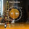 Salcar LED-Lichterkette, Leiter, mit Timer, Speicherfunktion, 8 Modi, Aussen, Kunststoff, 3m Bild 5