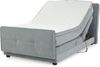 Jockenhöfer 'Paloma' Boxspringbett, 120x200 cm, Mittelstruktur Mittelgrau Bild 4