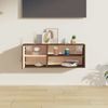 vidaXL Wandschrank Honigbraun 80x30x30 cm Massivholz Kiefer 818391 Bild 3