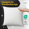 LILENO HOME Kissen 50x50 (6er Set) – 95 °C waschbar, Oeko-Tex & Made in DE – Allergiker Kopfkissen 50x50 für himmlischen Schlaf – Haut schmeichelndes & geruchsfreies Pillow Bild 2