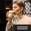 Glaswerk Latte Macchiato Gläser Doppelwandig, Gläser Set mit 2 Kaffeetassen, Cappuccino Tassen aus Glas, Doppelwandige Gläser, Isoliertes Trinkglas, Teegläser -30 bis 150°C, Cappuccino Gläser 350ml Bild 3
