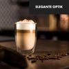 Glaswerk Latte Macchiato Gläser Doppelwandig, Gläser Set mit 2 Kaffeetassen, Cappuccino Tassen aus Glas, Doppelwandige Gläser, Isoliertes Trinkglas, Teegläser -30 bis 150°C, Cappuccino Gläser 350ml Bild 2