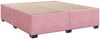 vidaXL Boxspringbett mit Matratze Rosa 200x200 cm Samt 3291019 Bild 5