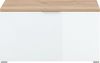 Schuhbank Turin / GW-TELDE, Glas, Holzwerkstoff, Weiß, Holzfarben, 89 x 47 x 40 cm Bild 2