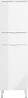 Midischrank >M-415< (BxHxT: 34x120x34 cm) in weiss - 34x120x34cm (BxHxT) Bild 3