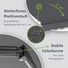 empasa Gelenkarmmarkise "START PLUS" elektrische Markise mit Fernbedienung & Handkurbel Bild 3