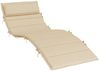 vidaXL Sonnenliegen-Auflage Beige 180x60x4 cm Oxford-Gewebe 361855 Bild 2
