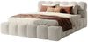 yourhouse24 Polsterbett Boston Slim Bouclé kompaktes Wolkenbett mit Bettkasten, Bubble-Optik & Japandi Bild 3