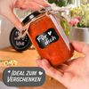 Praknu Einmachglas 12 Einmachgläser mit Deckel 350ml - Mit Etiketten & Stift - Luftdicht, Glas, (Set, 12-tlg), Konservieren Bild 4