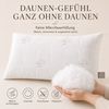 SEI Design Kopfkissen Kopfkissen Kissen Mirkofaser Seitenschläferkissen, Füllung: 650g luxuriöse Mikrofaser, Bezug: Mikrofaser gesteppt, Seitenschläfer, Bauchschläfer, Rückenschläfer, Kissen, Avegane Alternative zu Daunenkissen Bild 3
