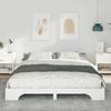 vidaXL Bettrahmen Weiß 160 x 210 cm Massives Kiefernholz 872903 Bild 3
