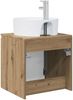vidaXL Wandmontierte Waschtisch Artisan-Eiche 49,5 x 44,5 x 65 cm 890441 Bild 5