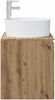 vidaXL Wandmontierte Waschtisch Artisan-Eiche 49,5 x 44,5 x 65 cm 890441 Bild 4