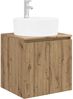 vidaXL Wandmontierte Waschtisch Artisan-Eiche 49,5 x 44,5 x 65 cm 890441 Bild 2