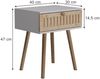 Nachttisch Holk Weiß/Kiefer 2-er Set Vicco Bild 2