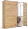 rauch Kleiderschrank; Schwebetürenschrank KRONACH, 2-türig, 1 Spiegeltüre, Eiche Artisan, 218x210x59xcm Bild 3