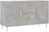 vidaXL Sideboard Betongrau 100x36x60 cm Holzwerkstoff 828160 Bild 2