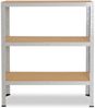 shelfplaza OFFICE 100x75x30 cm Schwerlastregal in lichtgrau mit 3 Böden und 175 kg Traglast pro Boden Bild 4